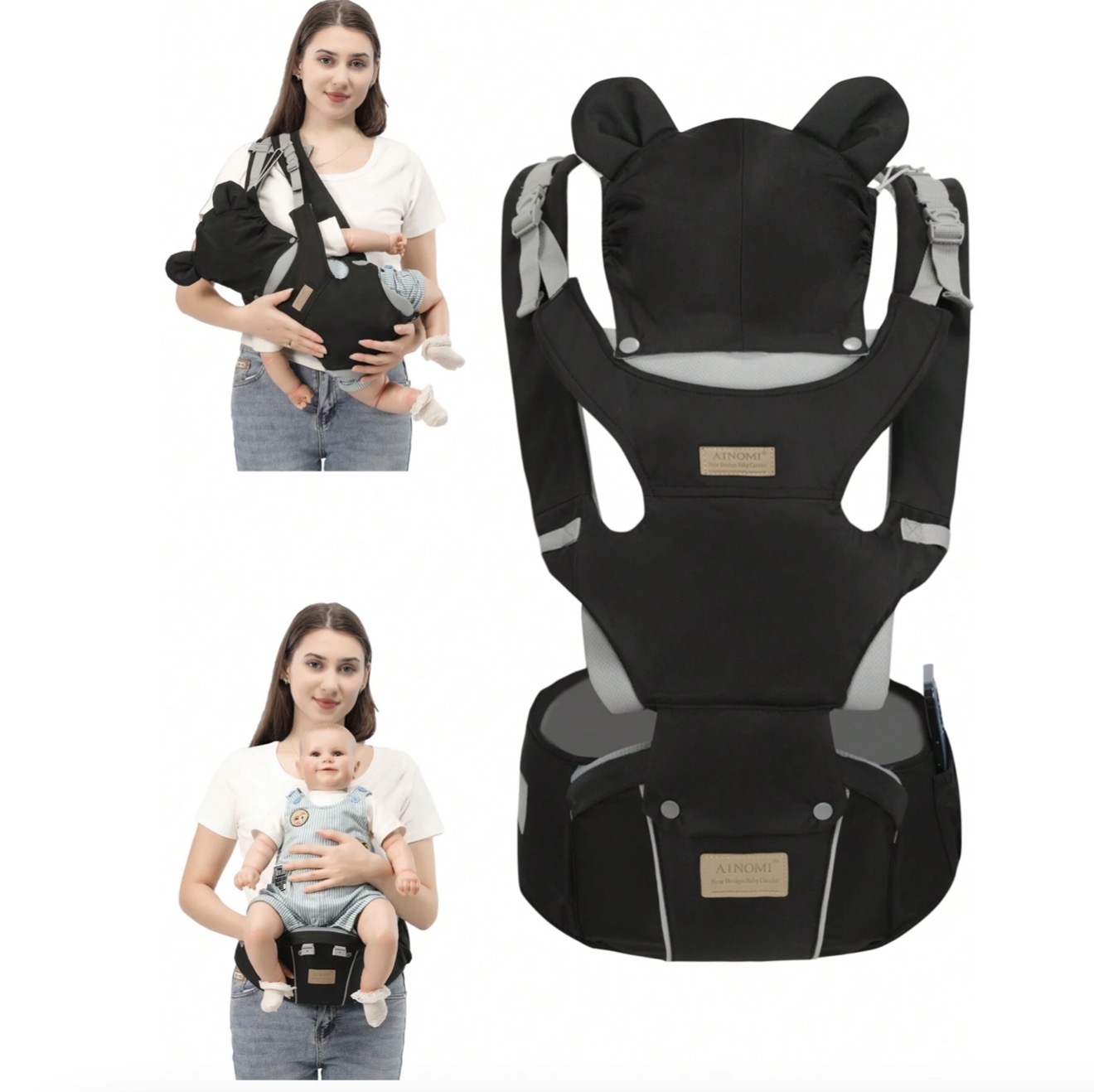 Baby Carrier, 6-in-1 Baby Carr - Ergonomic Baby Carrier Newborn To Toddler ulasan dan harga
