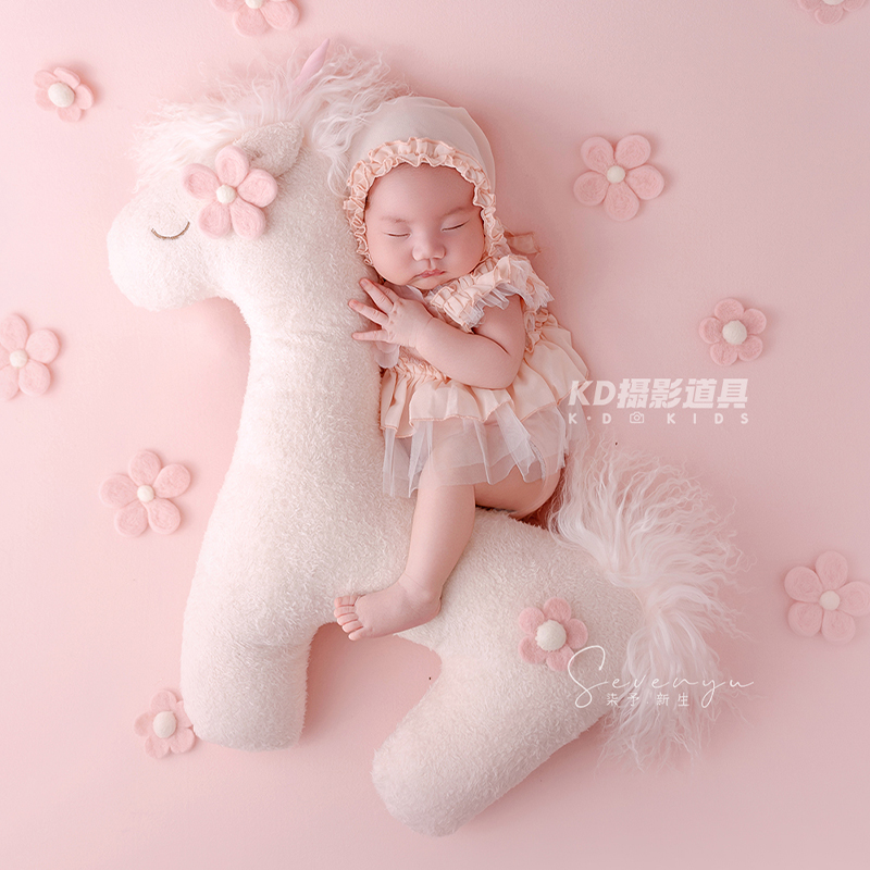 Cute Unicorn Theme Newborn Pho - Infant Photography Props Outfit ulasan dan harga