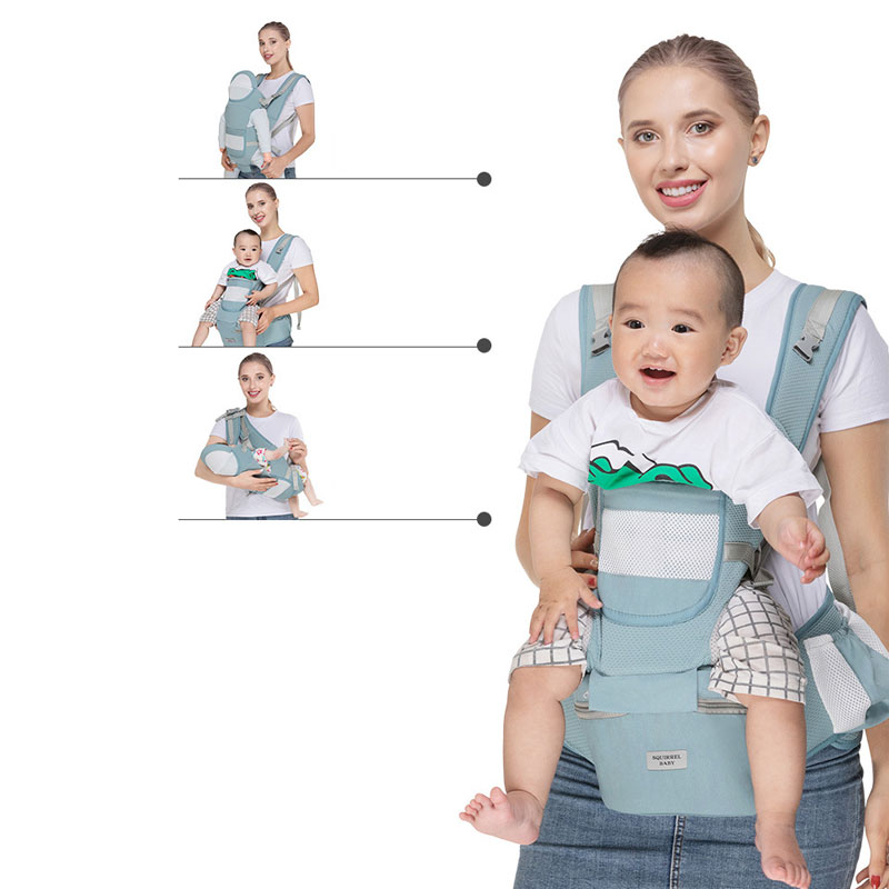 Baby Carrier With Waist Stool  - Ergonomic Baby Carrier Newborn To Toddler ulasan dan harga