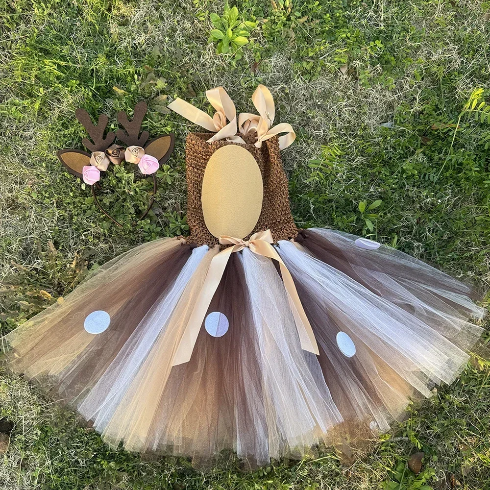 Deer Tutu Dress Girl Christmas - Baby Gear ulasan dan harga