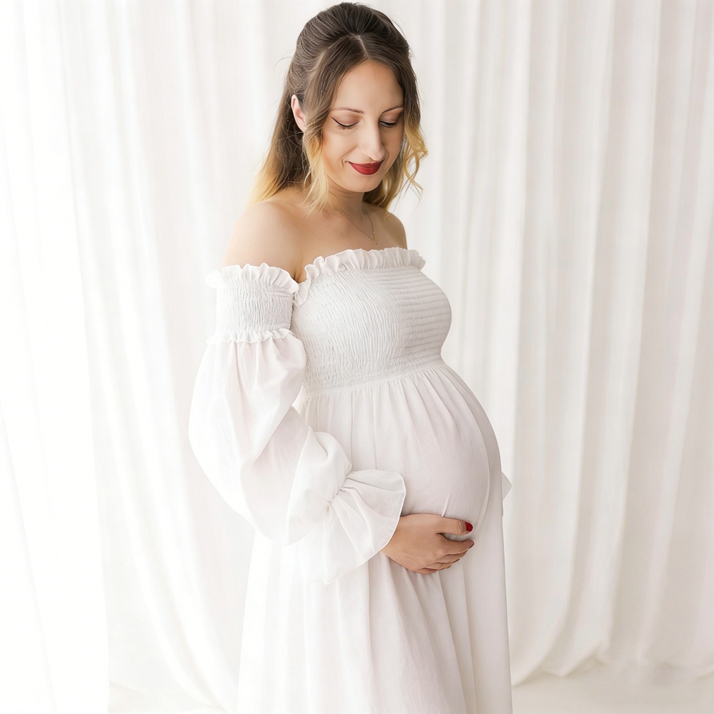 Maternity Dress Photography Wh - Maternity Wear ulasan dan harga