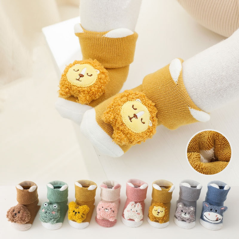 0-3Years Newborn Baby Girl Boy - Unisex Baby Socks Non Slip ulasan dan harga