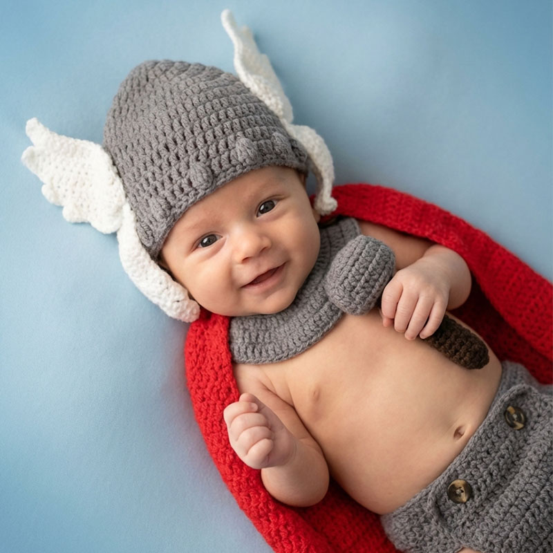Newborn Photography Props Thor - Infant Photography Props Outfit ulasan dan harga